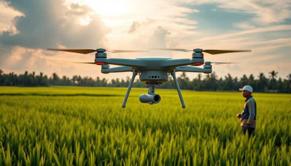 aplikasi drone pertanian