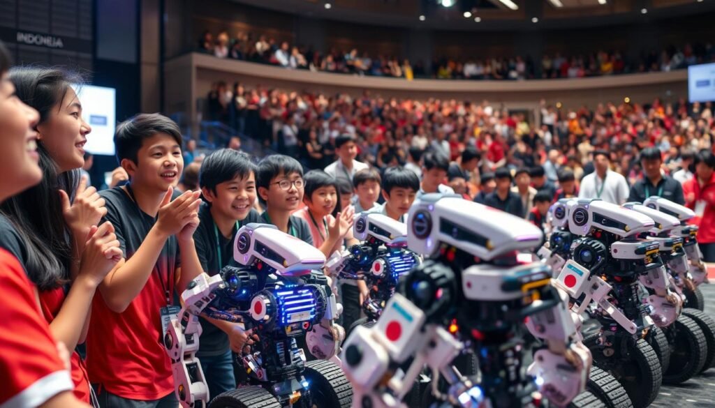 kompetisi robotika Indonesia-Jepang