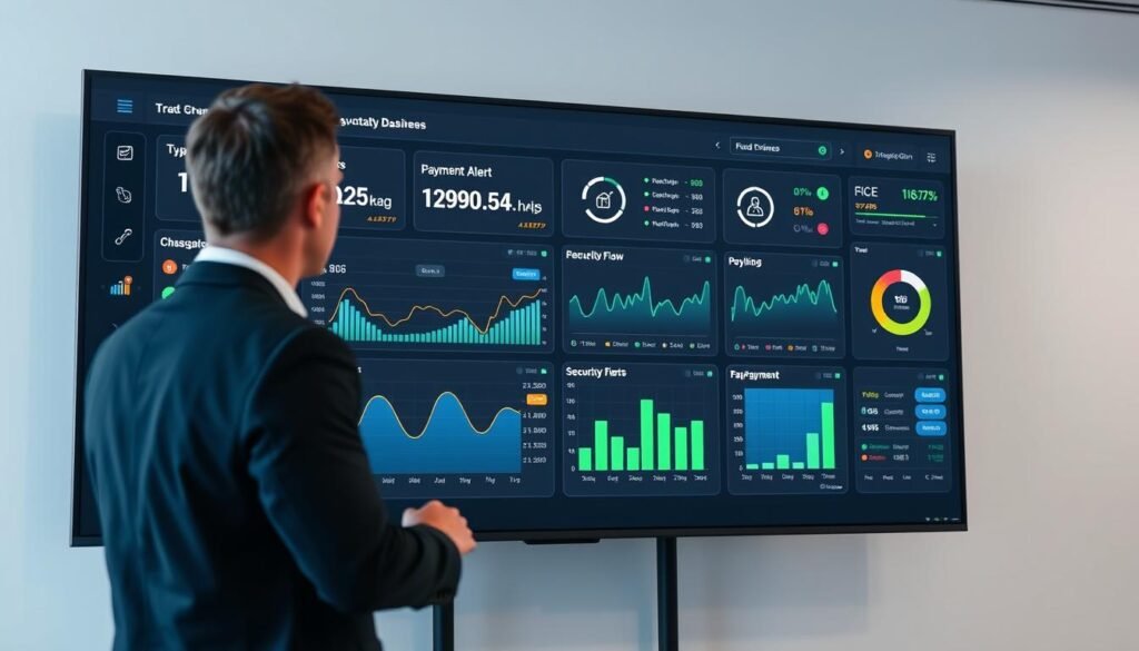 Dashboard pemantauan transaksi pembayaran digital secara real-time untuk keamanan bisnis Dashboard pemantauan transaksi pembayaran digital secara real-time untuk keamanan bisnis