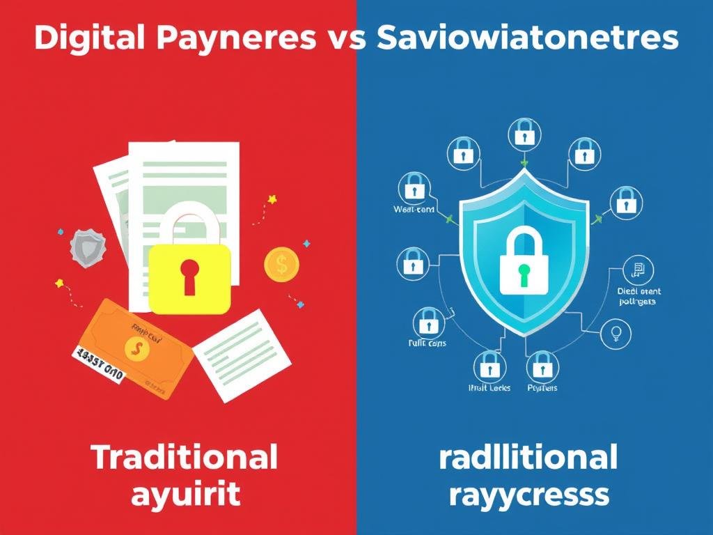 Perbandingan keamanan pembayaran digital dengan metode tradisional untuk bisnis Perbandingan keamanan pembayaran digital dengan metode tradisional untuk bisnis